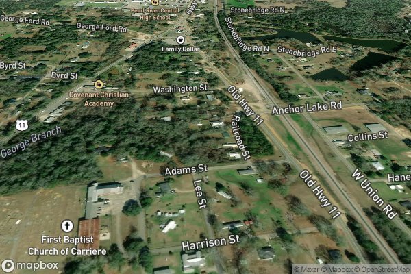 refrigerator ice maker repair in Carriere MS 39426 - Aerial View