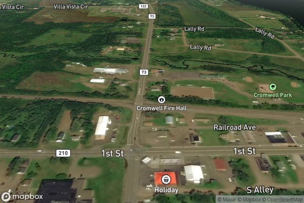 refrigerator ice maker repair in Cromwell MN 55726 - Aerial View