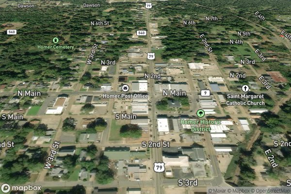 refrigerator ice maker repair in Homer LA 71040 - Aerial View