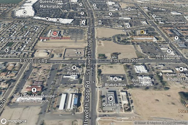 refrigerator ice maker repair in Queen Creek AZ 85142 - Aerial View